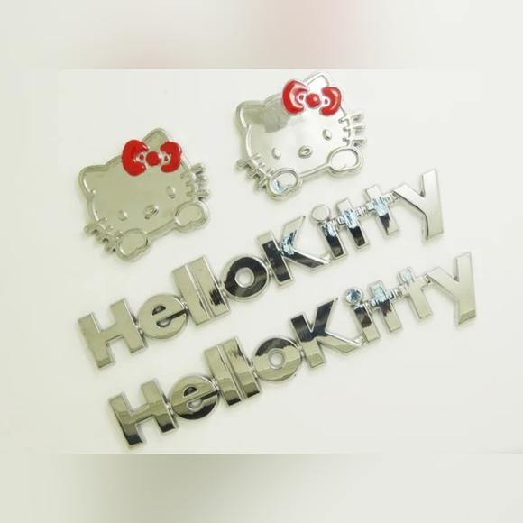 COPY - New Hello Kitty car or laptop emblem with adhesive back.  SHIPPING AVAIL… - Picture 10 of 10
